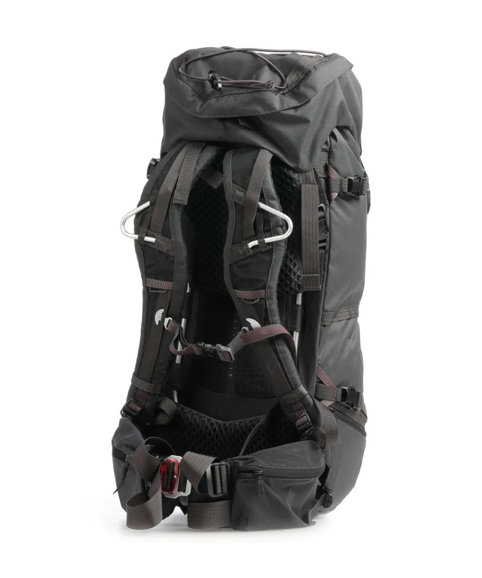 Bergelmer 40L Wanderrucksack recyceltes Polyamid dunkelgrau