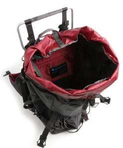 Bergelmer 40L Wanderrucksack recyceltes Polyamid dunkelgrau