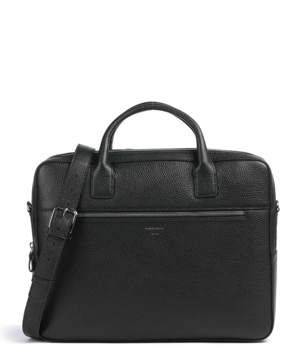 Beridare Aktentasche 15″ genarbtes Rindsleder schwarz