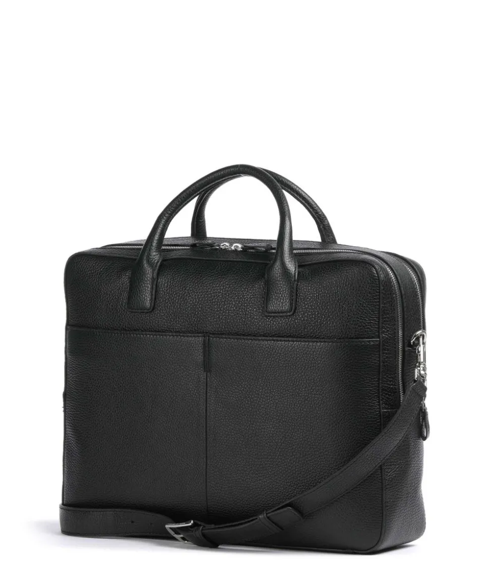 Beridare Aktentasche 15″ genarbtes Rindsleder schwarz