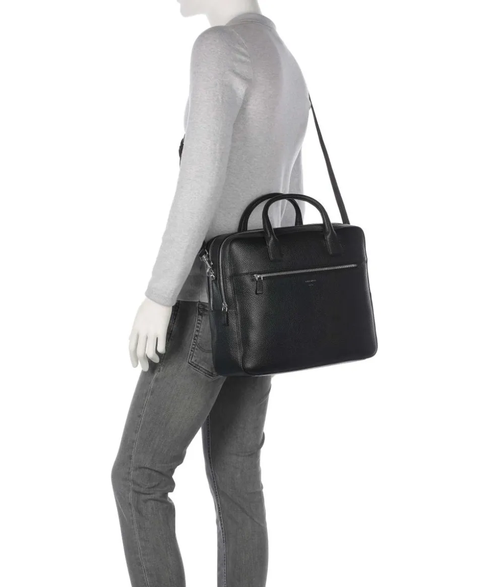 Beridare Aktentasche 15″ genarbtes Rindsleder schwarz