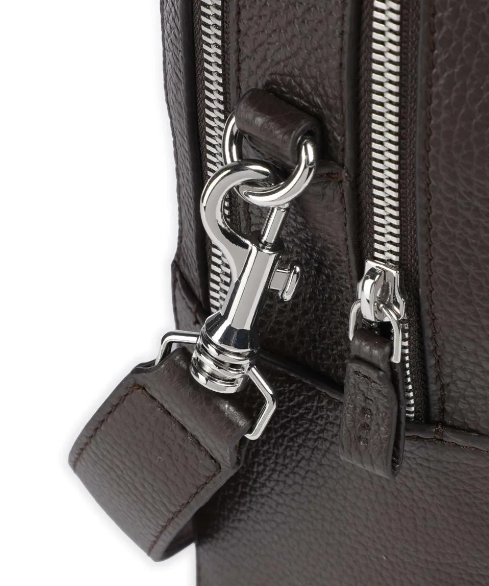 Beridare Aktentasche 15″ genarbtes Rindsleder dunkelbraun