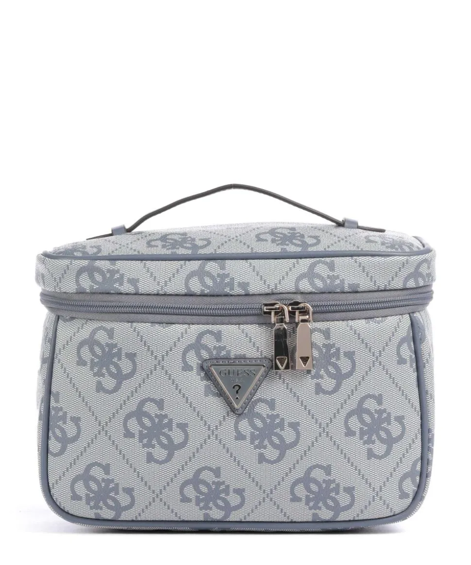 Berta 4G Logo Kulturbeutel blaugrau 26 cm