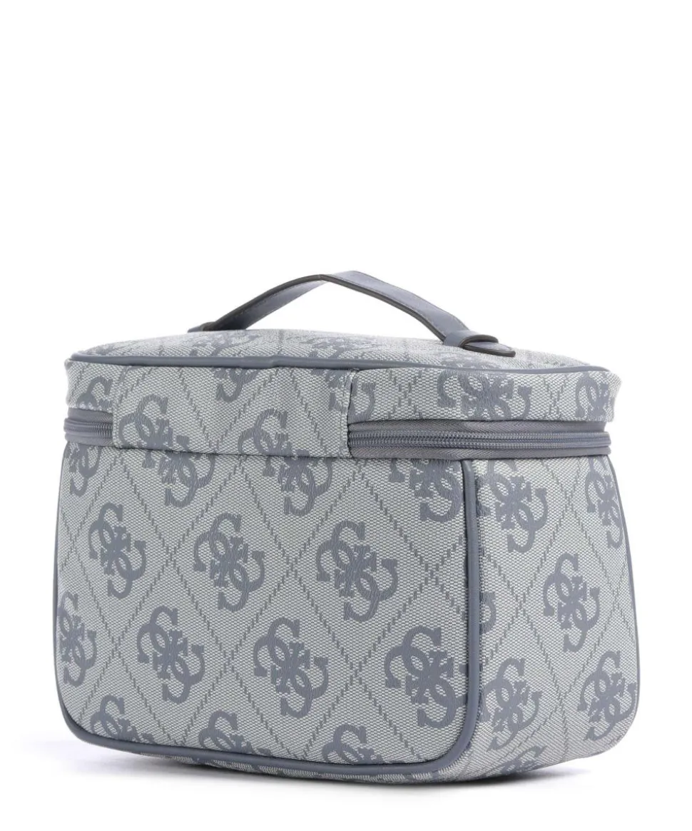 Berta 4G Logo Kulturbeutel blaugrau 26 cm