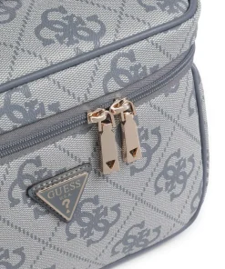 Berta 4G Logo Kulturbeutel blaugrau 26 cm