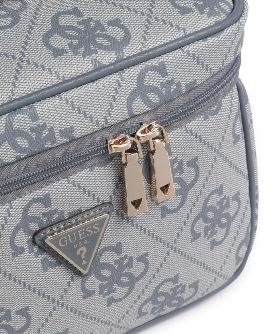 Berta 4G Logo Kulturbeutel blaugrau 26 cm