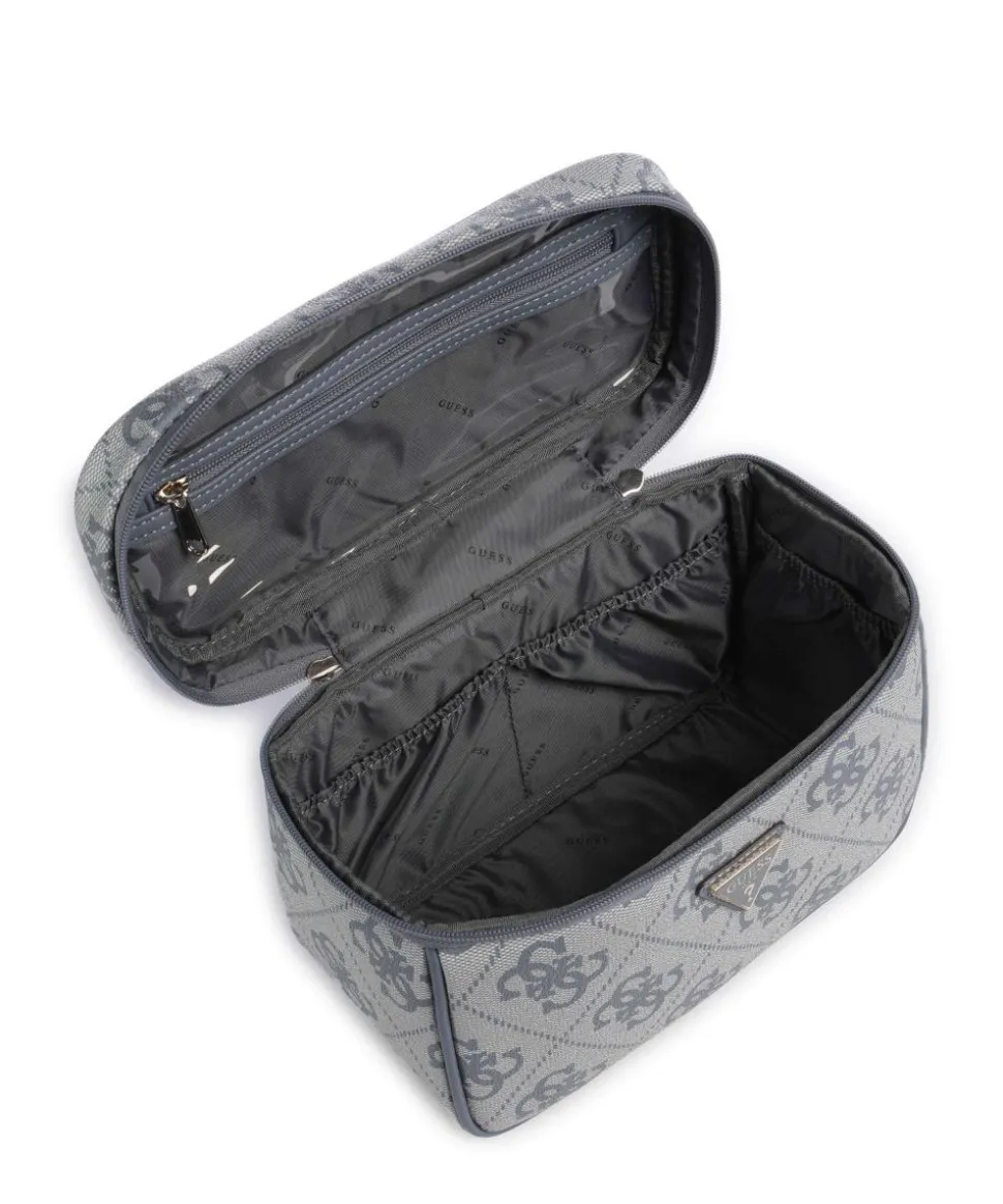 Berta 4G Logo Kulturbeutel blaugrau 26 cm