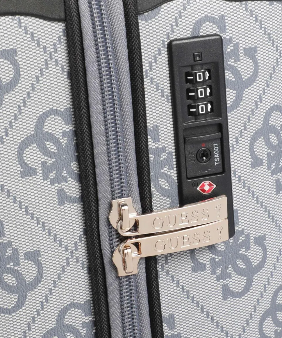 Berta 4G Logo 4-Rollen Trolley hellgrau 53 cm