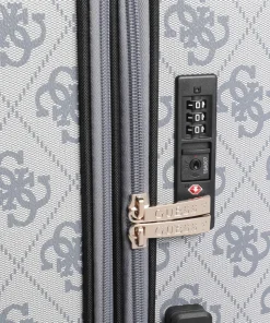 Berta 4G Logo 4-Rollen Trolley hellgrau 77 cm