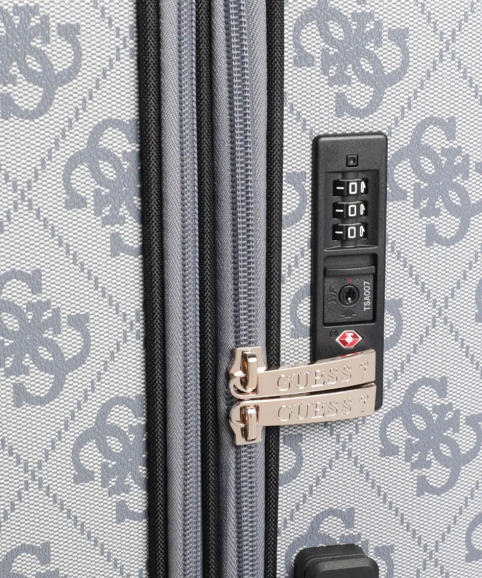 Berta 4G Logo 4-Rollen Trolley hellgrau 77 cm