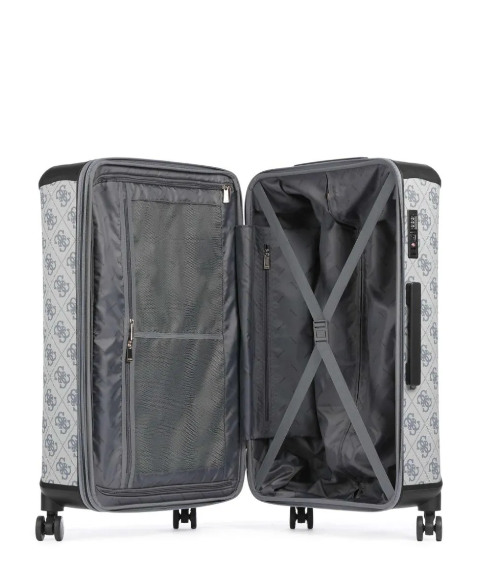 Berta 4G Logo 4-Rollen Trolley hellgrau 77 cm