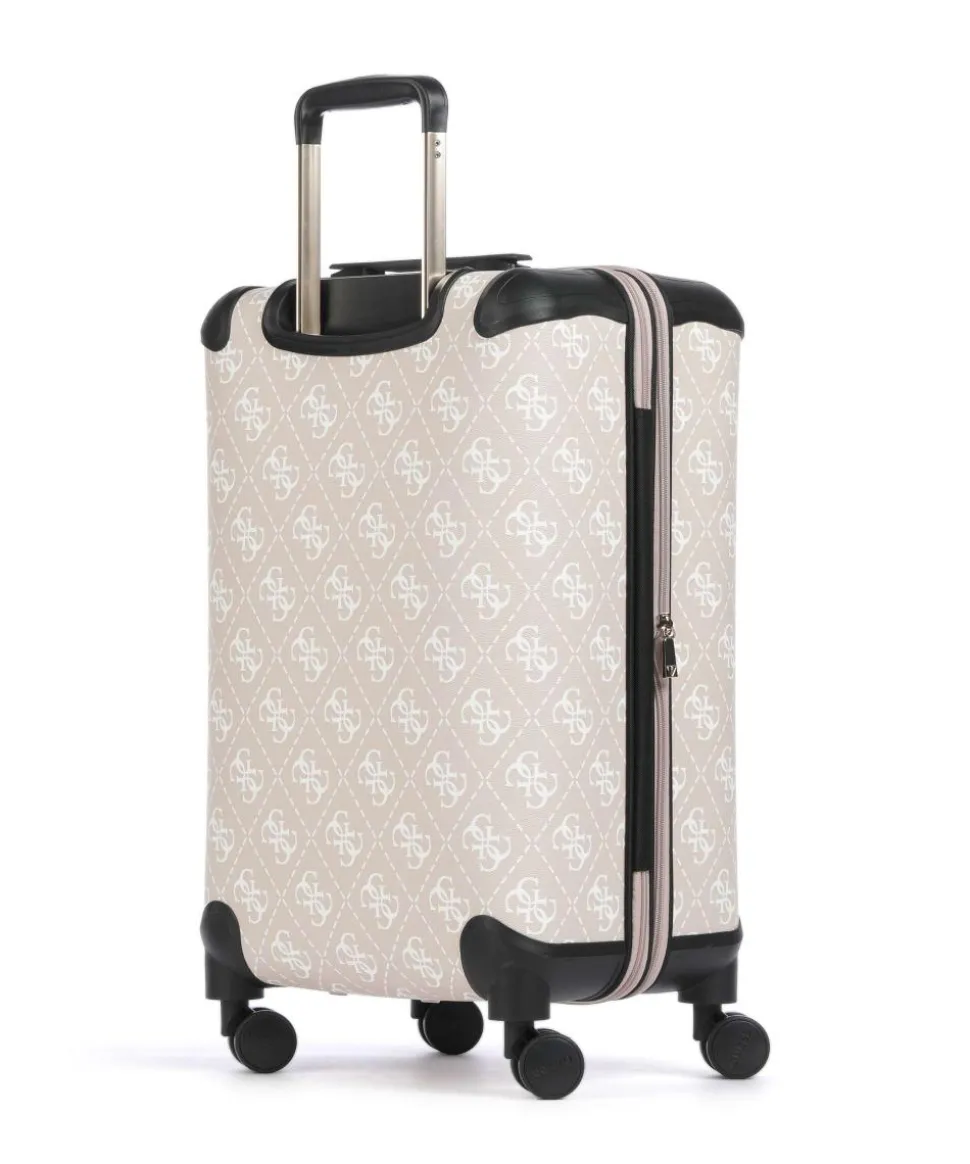 Berta Maxi 4G 4-Rollen Trolley beige/schwarz 64 cm