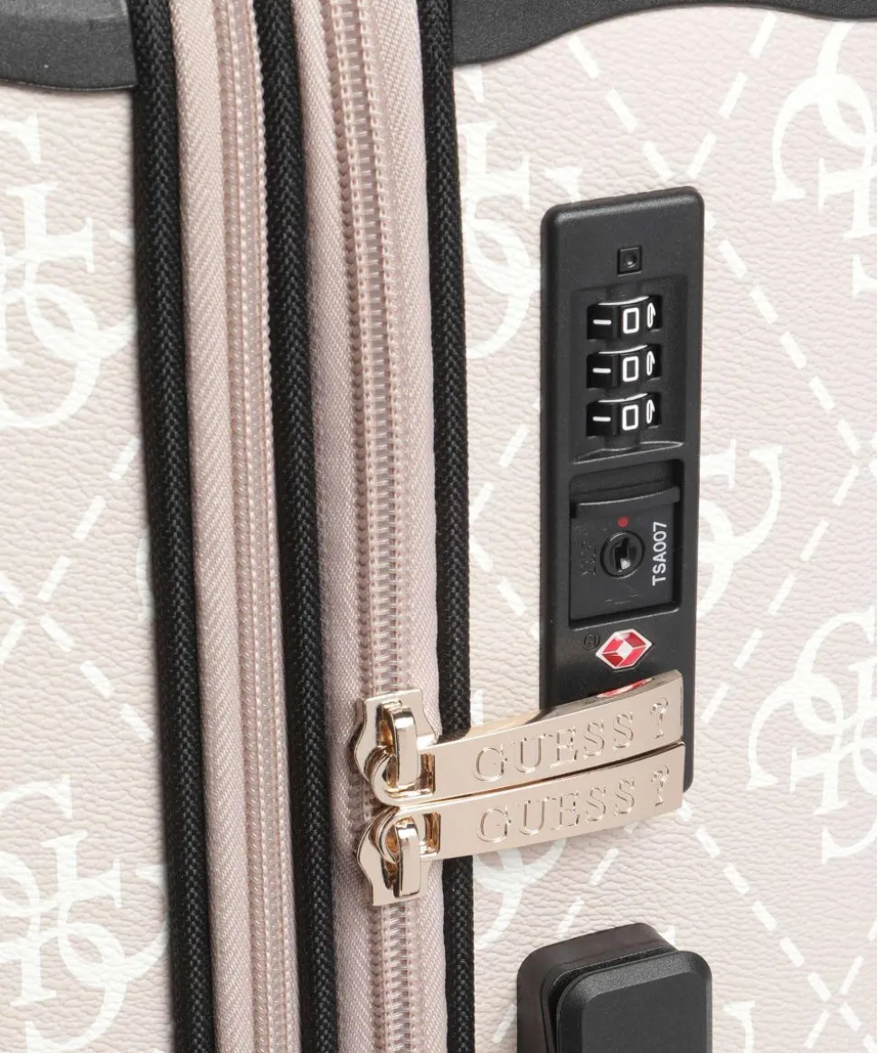 Berta Maxi 4G 4-Rollen Trolley beige/schwarz 64 cm