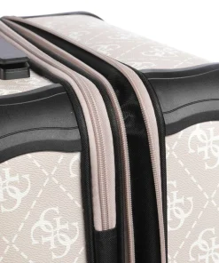 Berta Maxi 4G 4-Rollen Trolley beige/schwarz 64 cm