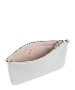 Best Umhängetasche genarbtes Leder hellblau