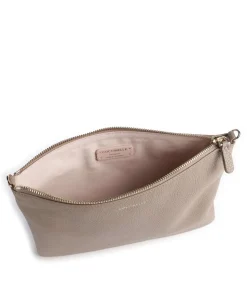 Best Umhängetasche genarbtes Leder taupe