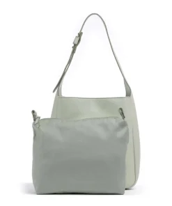 Bestie Shopper genarbtes Leder mintgrün