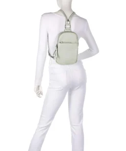 Bestie Slingbag recyceltes Leder mintgrün