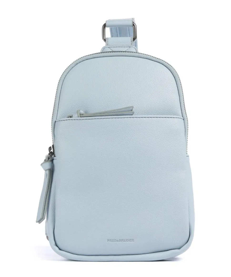 Bestie Slingbag recyceltes Leder hellblau