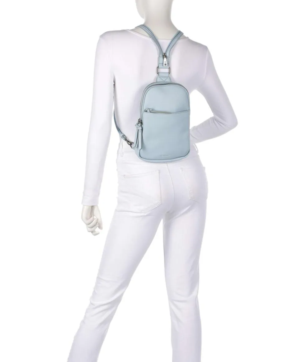 Bestie Slingbag recyceltes Leder hellblau