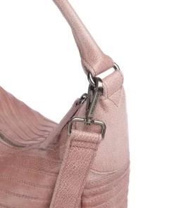 Bestseller Collection Gürteltier S Beuteltasche genarbtes Leder rosa