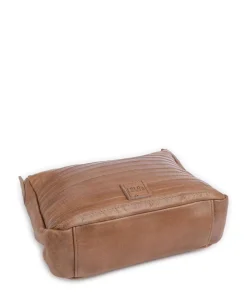 Bestseller Umhängetasche genarbtes Leder karamellbraun