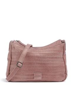 Bestseller Umhängetasche genarbtes Leder rosa