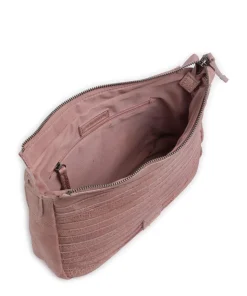 Bestseller Umhängetasche genarbtes Leder rosa