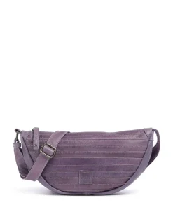 Bestseller Umhängetasche genarbtes Leder lavendel