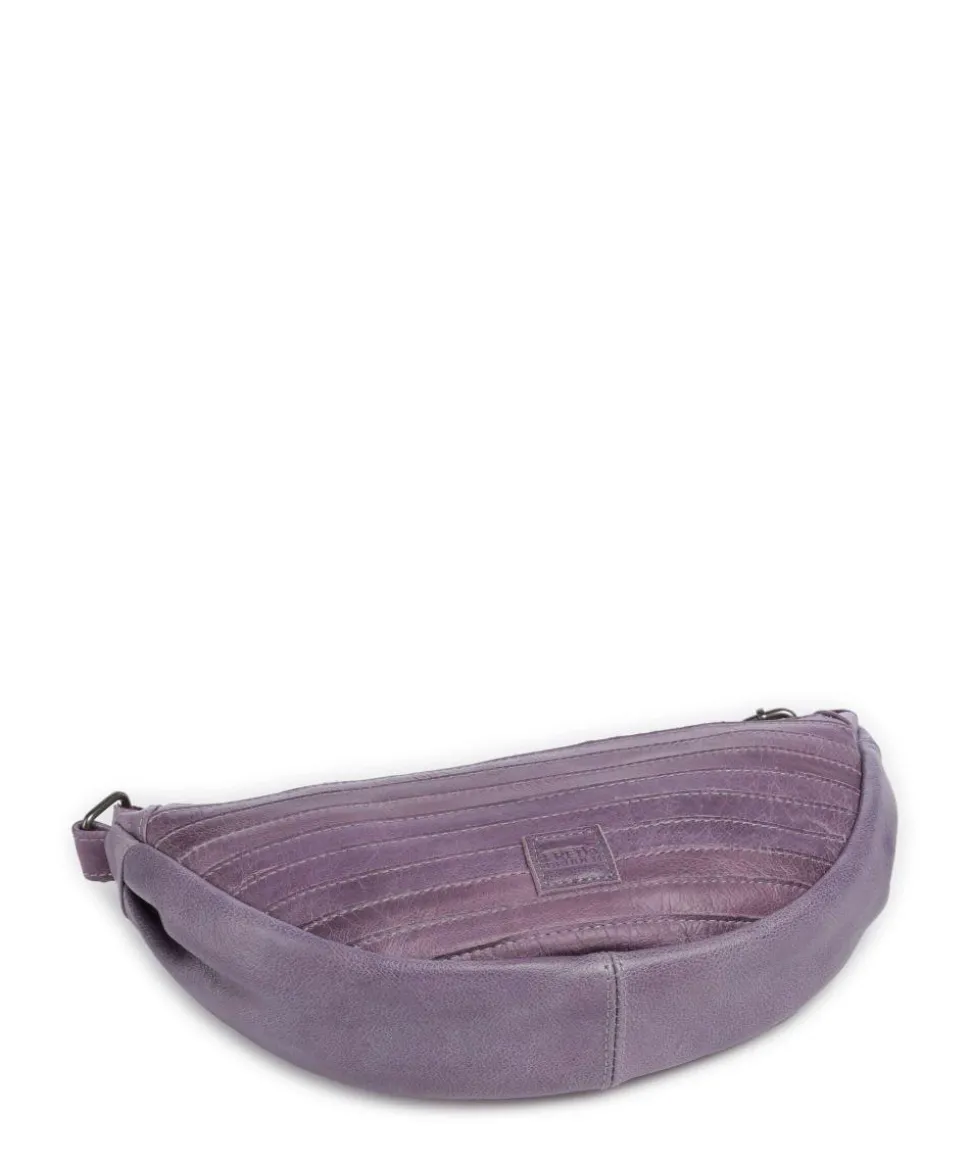 Bestseller Umhängetasche genarbtes Leder lavendel