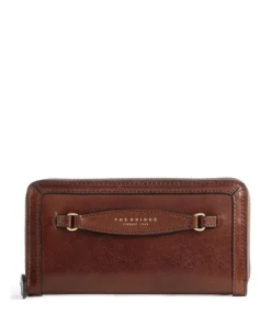 Bettina RFID Geldbörse glattes Rindsleder braun