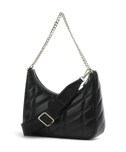 Betty Schultertasche Lammleder schwarz