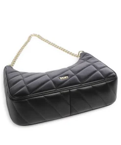 Betty Schultertasche Lammleder schwarz