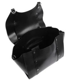 Betty Smooth Medium Handtasche fein genarbtes Rindsleder schwarz