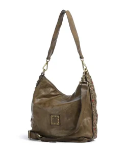 Beuteltasche fein genarbtes Rindsleder olivgrün