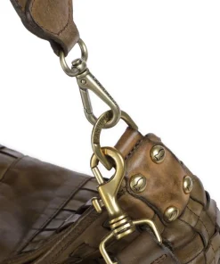 Beuteltasche Rindsleder khaki