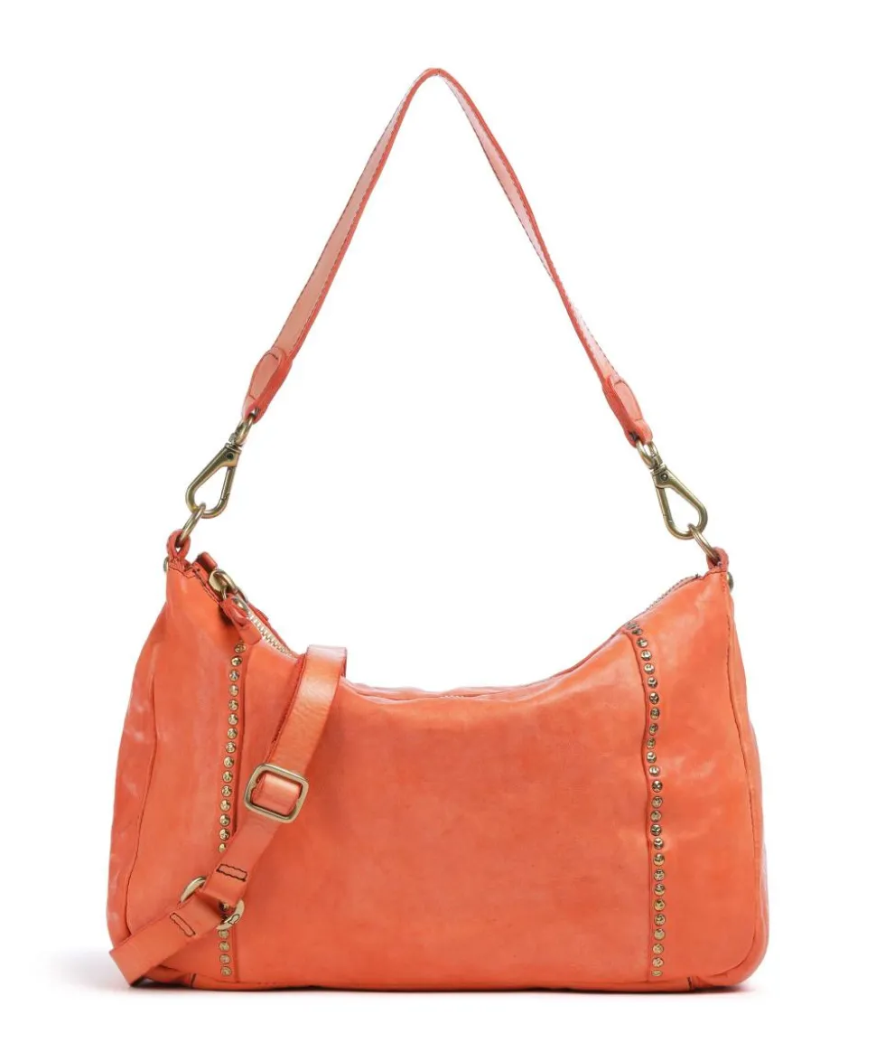 Beuteltasche Rindsleder orange