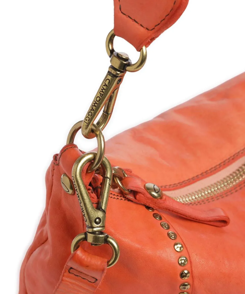 Beuteltasche Rindsleder orange