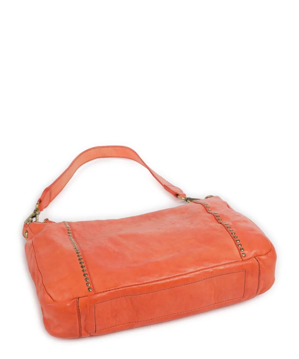 Beuteltasche Rindsleder orange