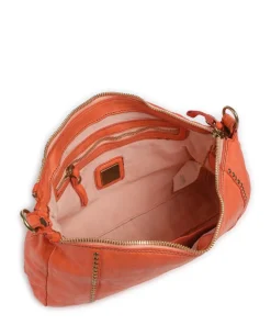 Beuteltasche Rindsleder orange