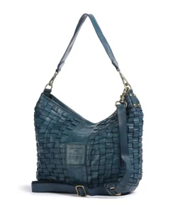 Beuteltasche Rindsleder petrol