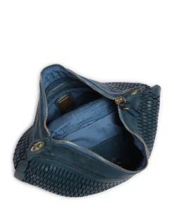 Beuteltasche Rindsleder petrol