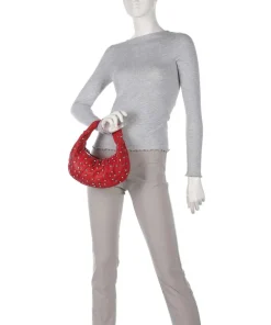 Beuteltasche Rindsleder rot