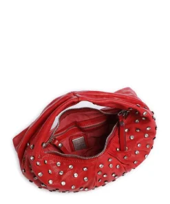 Beuteltasche Rindsleder rot