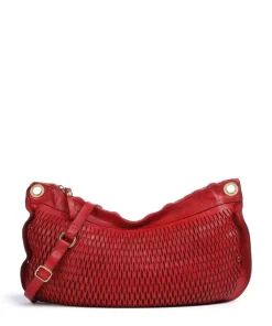 Beuteltasche Rindsleder rot