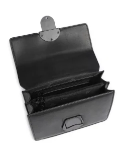 BFABLE Umhängetasche Lederimitat schwarz