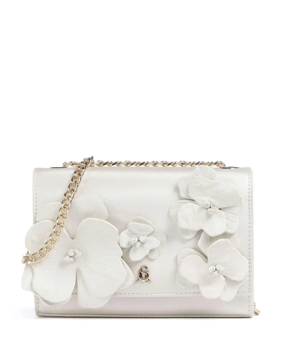 BFLORALS Schultertasche Polyurethane elfenbein