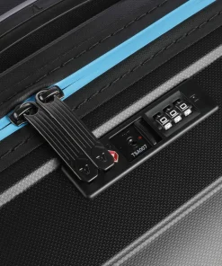 B-Flying Neon M 4-Rollen Trolley schwarz 68 cm