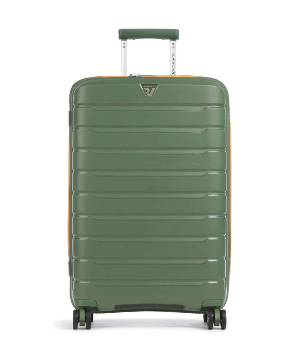 B-Flying Neon M 4-Rollen Trolley grün 68 cm