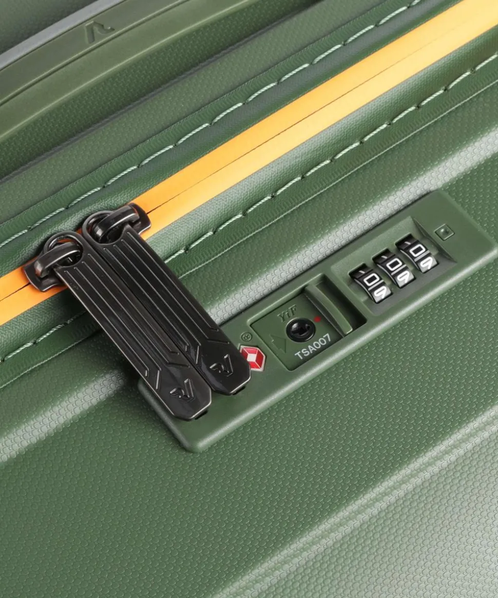 B-Flying Neon M 4-Rollen Trolley grün 68 cm